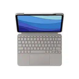 Logitech Combo Touch - Clavier et étui - avec trackpad - rétroéclairé - Apple Smart connector - QWERTY -... (920-010169)_4